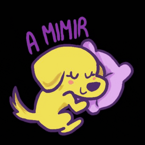 Sleeping Dog A Mimir Sticker GIF