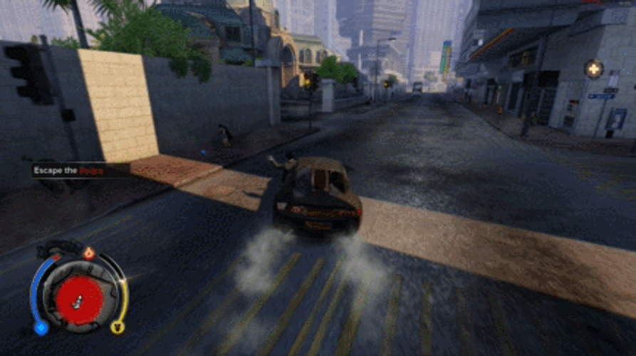 Sleeping Dogs Game Car Chase GIF