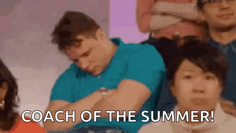 Sleeping Man in Crowd Woman Says Coach of Summer