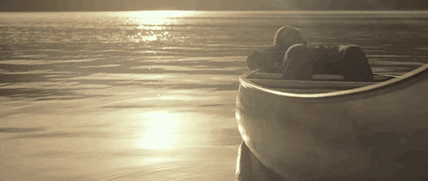 Sleeping On The Canoe GIF