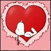 Sleeping Snoopy On Heart Sunday GIF