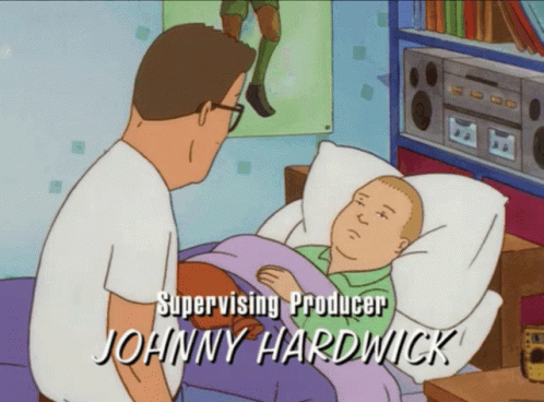 Sleepy Bobby Hill Bidding Goodbye GIF
