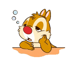 Sleepy Cartoon Chipmunks GIF
