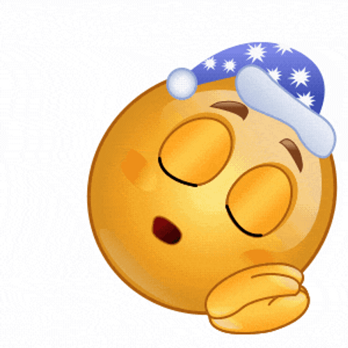 Sleepy Emoji Snoring GIF
