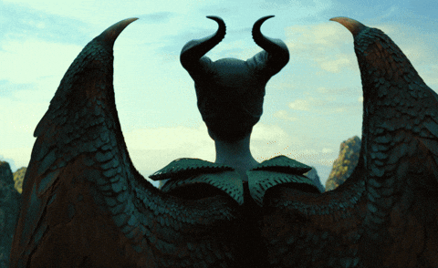 Sleepy Good Morning Maleficent GIF