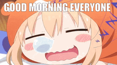 Sleepy Good Morning Umaru Chan GIF