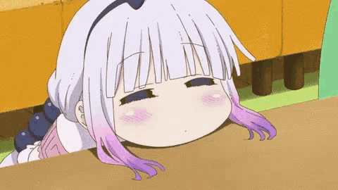 Sleepy Kanna Kamui GIF