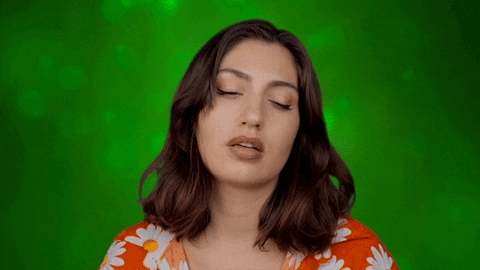 Sleepy Lady Moving GIF