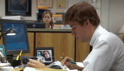 Sleepy Monday The Office Jim GIF
