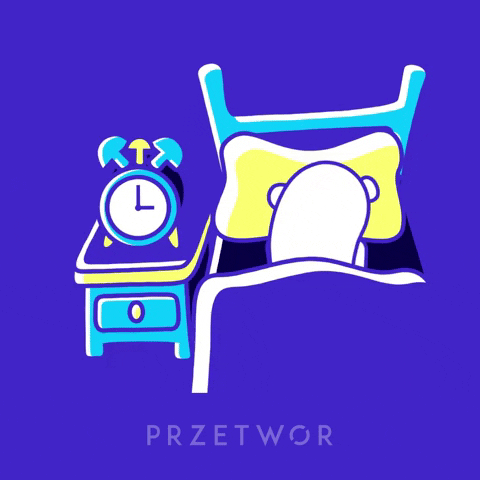 Sleepy Monday Wake Up Alarm GIF