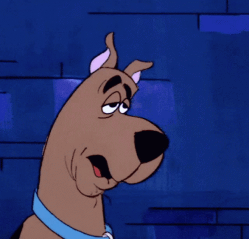 Sleepy Scooby Doo Drowsy Eyes GIF