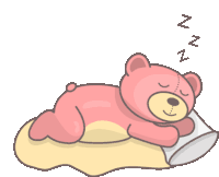 Sleepy Sleepy Bear Sticker GIF