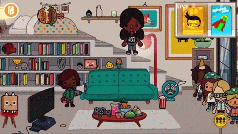Sleepy Toca Boca Life GIF
