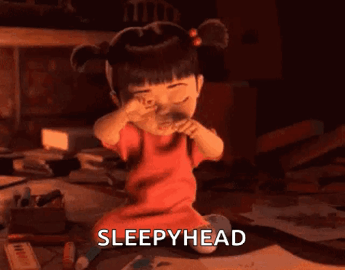 Sleepyhead Boo Sleepy Meme GIF