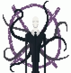 Slenderman And His Eight Tentacles GIF