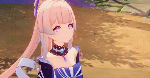 Kokomi Bow And Pray GIF