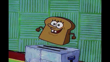 Slice of Bread Jumping Out of Toaster