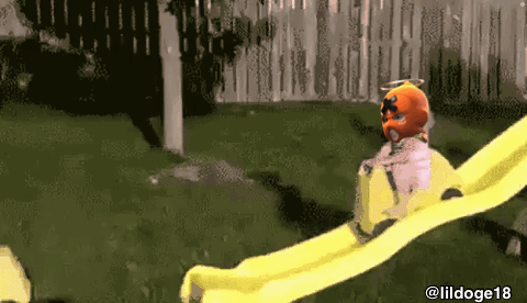 Sliding Funny Falling GIF