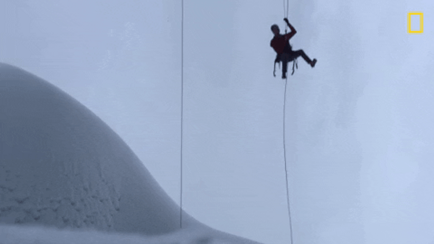 Sliding On Avalanche GIF