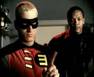 Slim Shady Dr Dre Rapping Together GIF