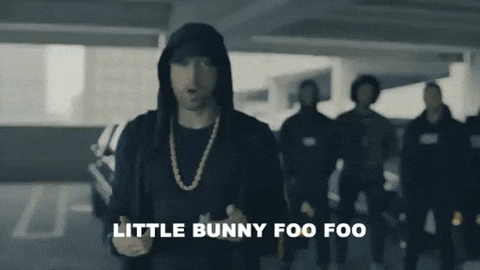 Slim Shady Eminem Rapping Black Hoodie GIF
