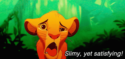 Slimy Satisfying Simba Lion King GIF