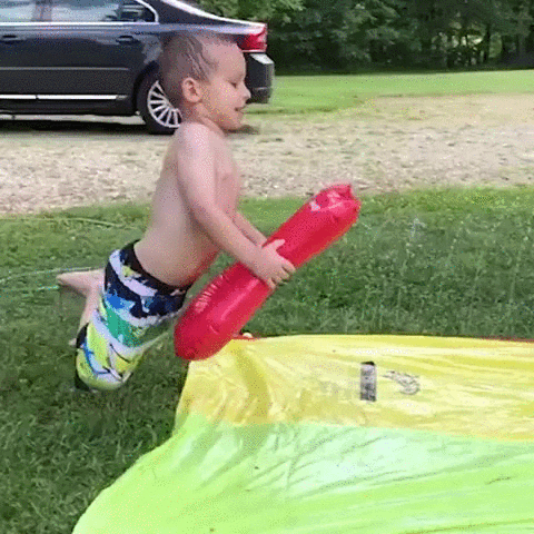 Slip Motion Slide Kid GIF