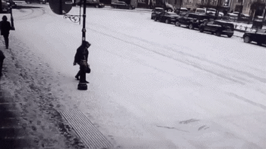 Slipping On Ice GIF
