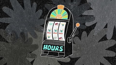 Slot Machine Music Gears Loop GIF