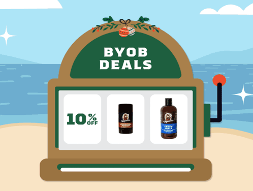 Slot Machine Saying BYOB Deals GIF