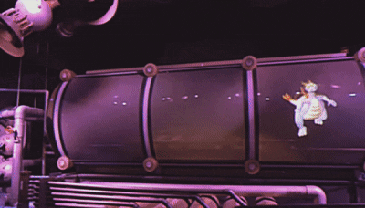 Slot Machine With Purple Circle And Yellow Lemon GIF