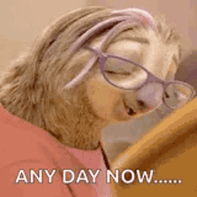 Sloth Any Day Now GIF