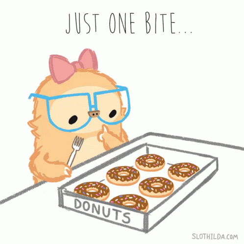 Sloth Eating Donuts From Donuts Box GIF