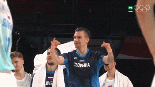 Slovenia Team Entering GIF