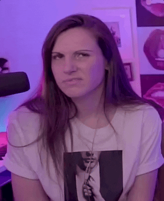 Slow Blink Skeptical Facial Reaction GIF