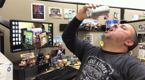 Slow Chugging Beer GIF