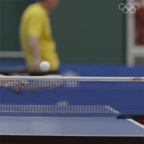 Slow Motion Ball Rolling Table Tennis Sport GIF
