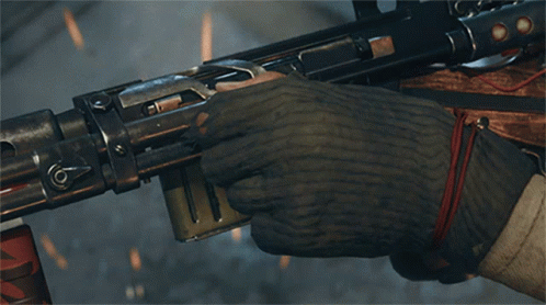 Slow Motion Call Of Duty Loading Gun GIF