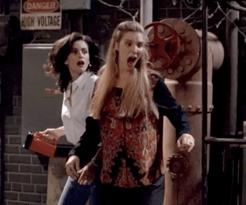Slow Motion Phoebe Buffay Friends GIF