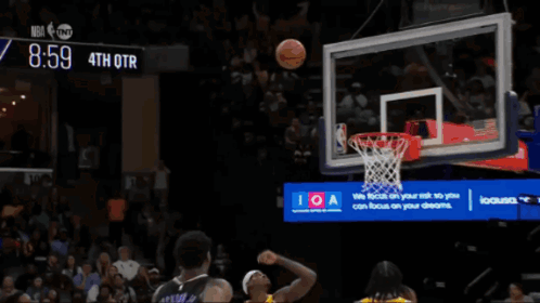 Slow Motion Poster Dunk GIF