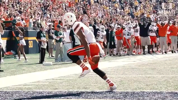 Slow Motion Walking Hawaii Football Player GIF