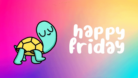 Slow Turtle Happy Friday Jr GIF