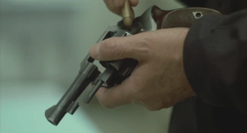 Slowly Loading Revolver Gun GIF