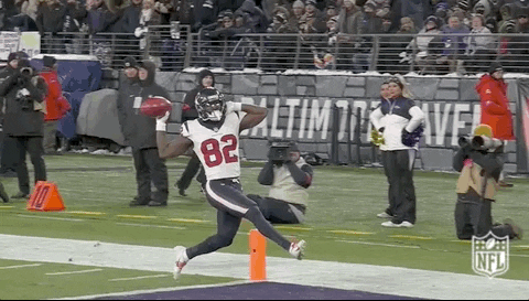 Slowly Running Player Of Houston Texans GIF