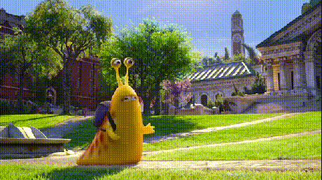Slug Monster Trying Funny Running GIF