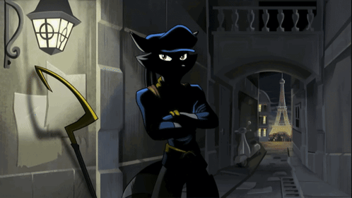 Sly Cooper Spinning His Cane GIF