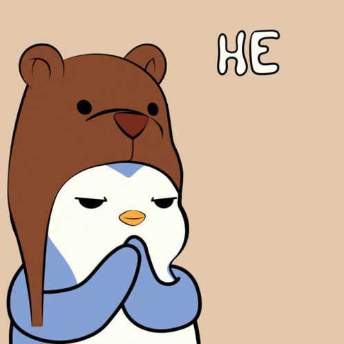 Sly Pudgy Penguin Rubbing Its Flippers GIF