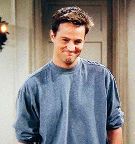 Sly Smile Friends Joey Tribbiani GIF