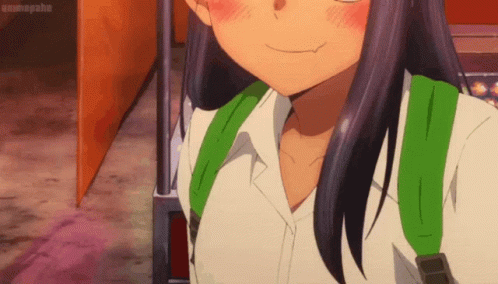Sly Smile Hayase Nagatoro Anime GIF