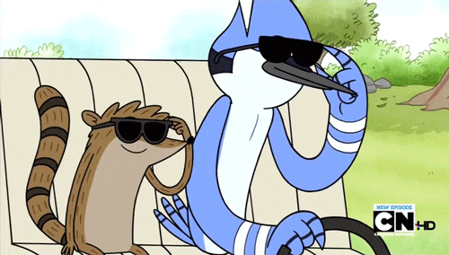 Sly Smile Regular Show Mordecai And Rigby GIF